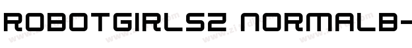 RobotGirlsZ NormalB字体转换